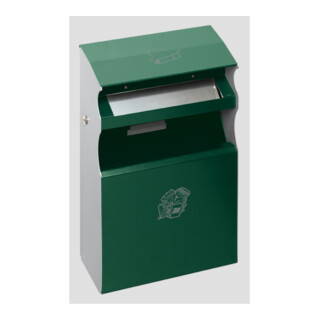 VAR Cendrier mural WH 63 vert mousse 15 l