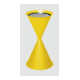 VAR Cendrier sur pied jaune-1