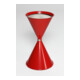 VAR Cendrier sur pied rouge-1