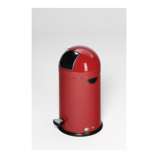 Poubelle VAR avec pédale de commande, rouge