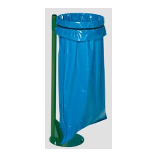 VAR Collecteur de déchets avec plaque de sol vert