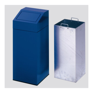 VAR Collecteur de déchets bleu gentiane 82 l