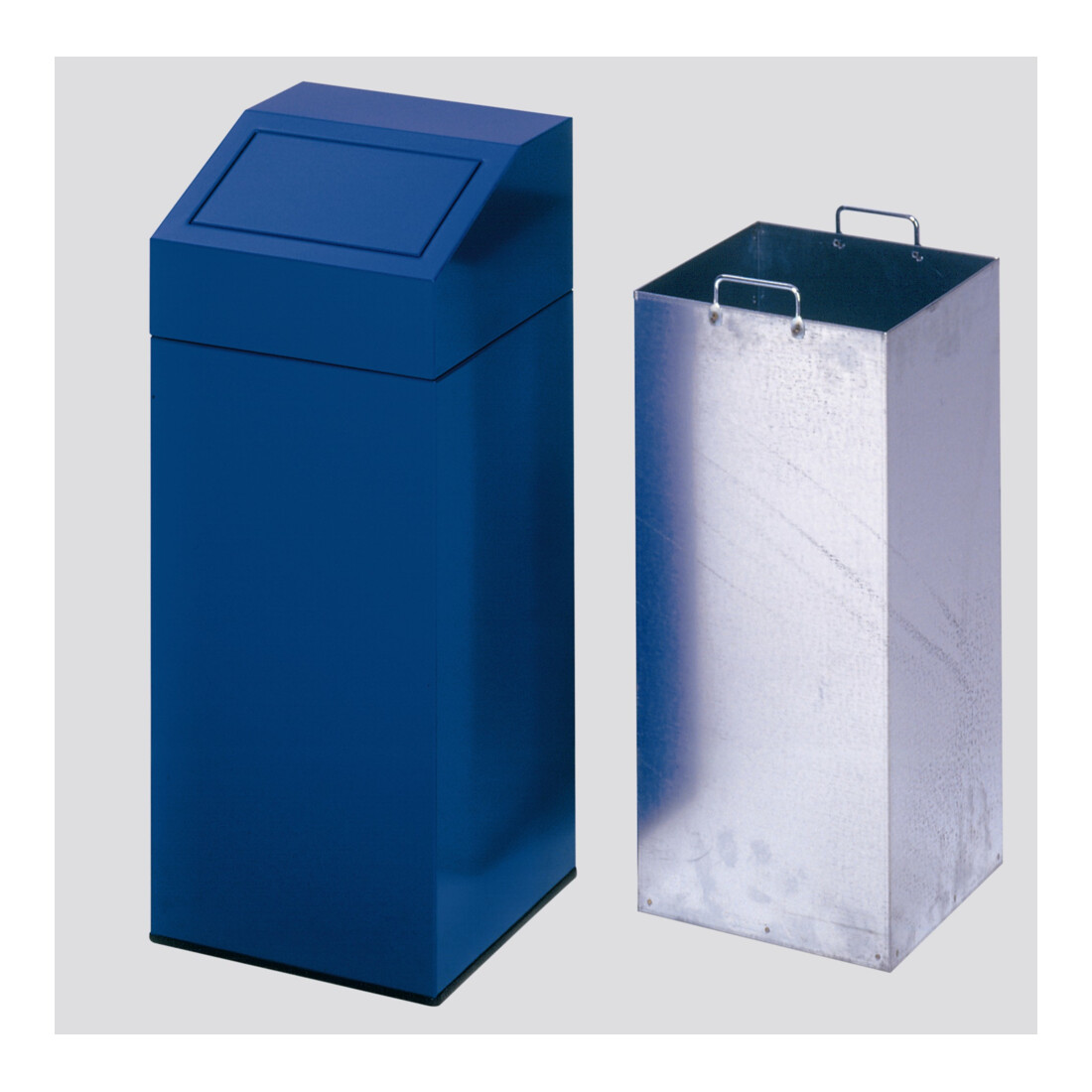 VAR Collecteur de déchets bleu gentiane 82 l