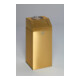 VAR Collecteur de déchets/cendrier 76 L, insert cendrier acier noir 82 L, finition laiton-1