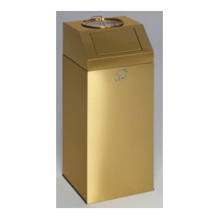 VAR Collecteur de déchets/cendrier 76 L, insert cendrier laiton 82 L
