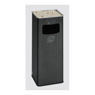VAR Collecteur de déchets/cendrier B 25R argent antique 31,7 l