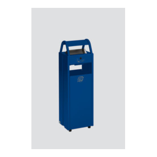 VAR Collecteur de déchets/cendrier B 30 bleu gentiane 5 l/35 l