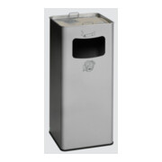VAR Collecteur de déchets/cendrier B 32R argent 53,4 l