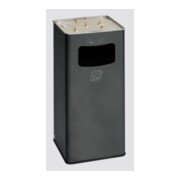 VAR Collecteur de déchets/cendrier B 32R argent antique 53,4 l