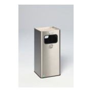 VAR Collecteur de déchets/cendrier B 33 R inox 53 l-1