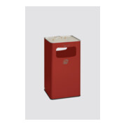 VAR Collecteur de déchets/cendrier B 42R rouge 96,1 l