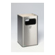 VAR Collecteur de déchets/cendrier B 43 R inox 96 l-1