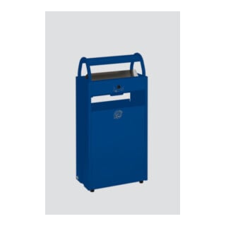 VAR Collecteur de déchets/cendrier B 48 bleu gentiane 9 l/60 l