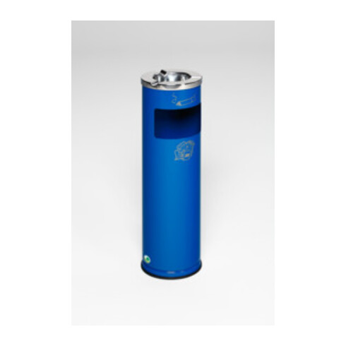 VAR Collecteur de déchets/cendrier D 20 bleu gentiane 11,6 l/0,2 l