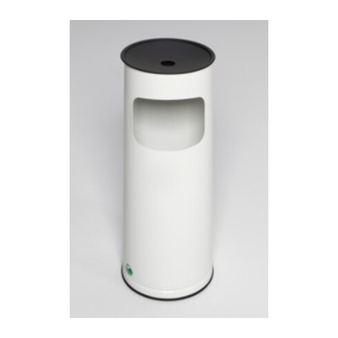 VAR Collecteur de déchets/cendrier H 61 K blanc 1,5 l/17 l