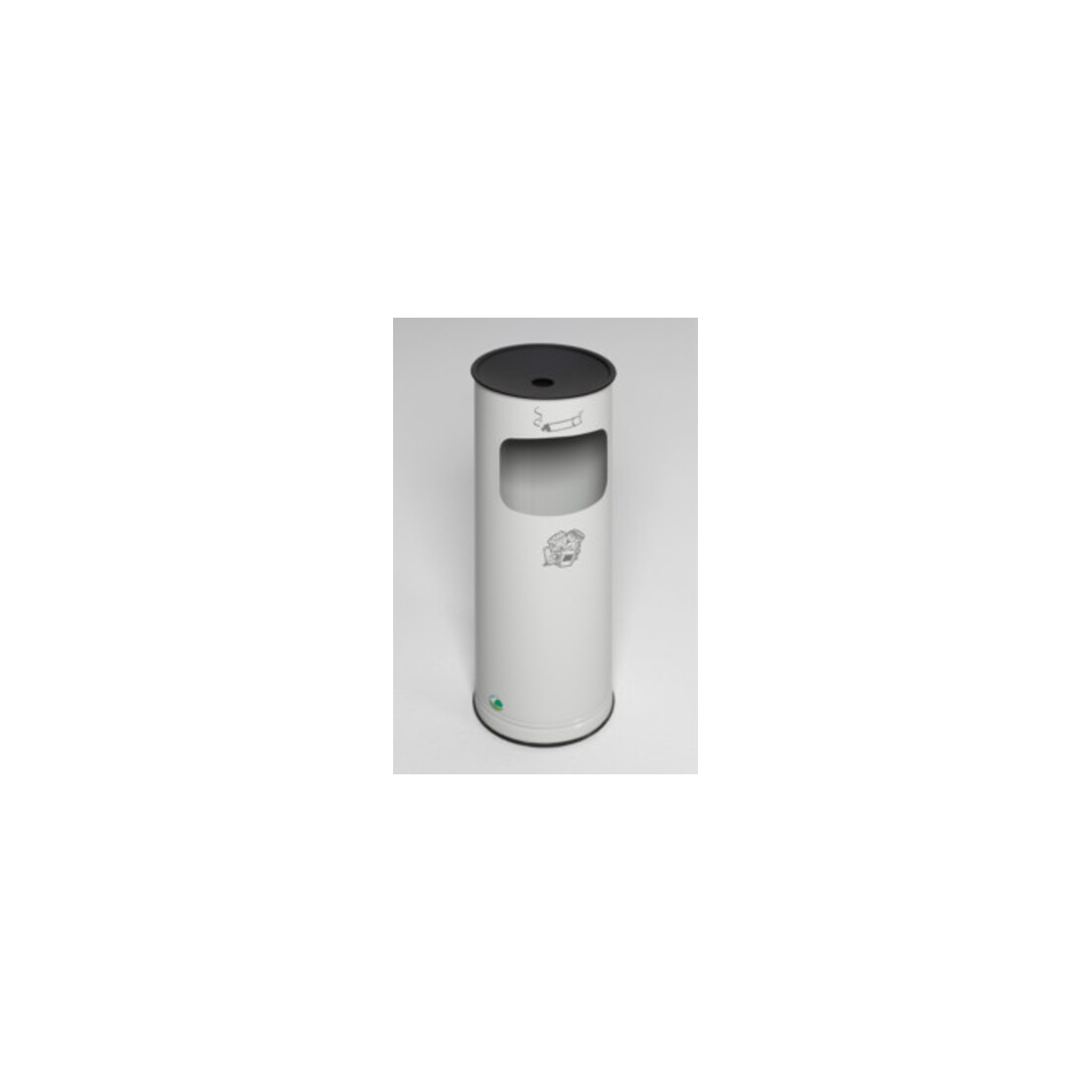 VAR Collecteur de déchets/cendrier H 61 K gris clair 1,5 l/17 l