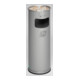 VAR Collecteur de déchets/cendrier H 66K argent 16,7 l-1