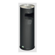VAR Collecteur de déchets/cendrier H 66K argent antique 16,7 l