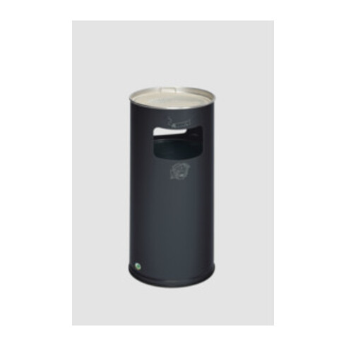 VAR Collecteur de déchets/cendrier H 70K anthracite 37,4 l