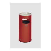 VAR Collecteur de déchets/cendrier H 70K rouge 37,4 l