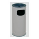VAR Collecteur de déchets/cendrier H 71 K argent 44 l