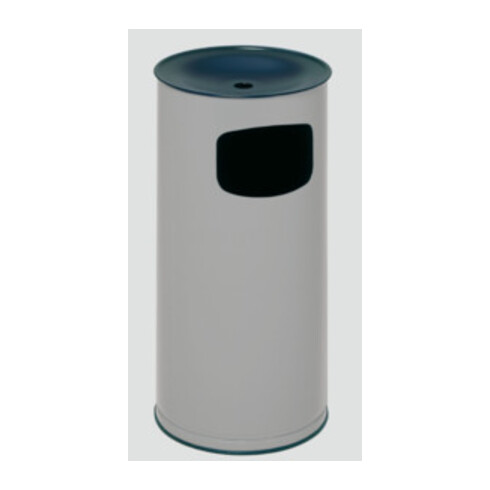 VAR Collecteur de déchets/cendrier H 71 K argent 44 l