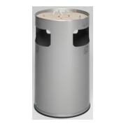 VAR Collecteur de déchets/cendrier H 75K argent 69,2 l