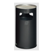 VAR Collecteur de déchets/cendrier H 75K argent antique 69,2 l
