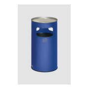 VAR Collecteur de déchets/cendrier H 75K bleu gentiane 69,2 l