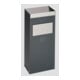 VAR Collecteur de déchets/cendrier H 77 argent antique 2 l/21 l-1
