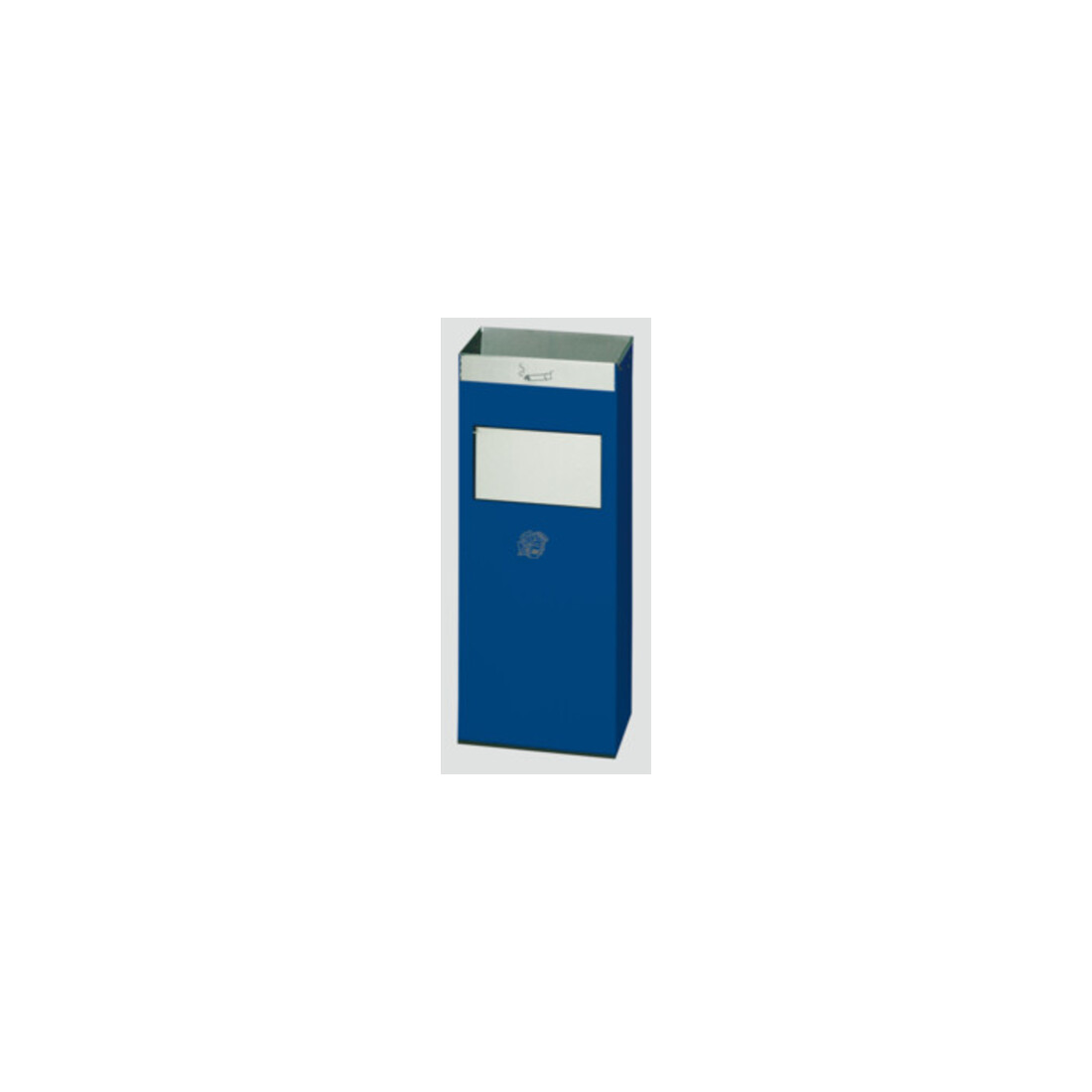 VAR Collecteur de déchets/cendrier H 77 × I 21 cm bleu gentiane 2 l/21 l