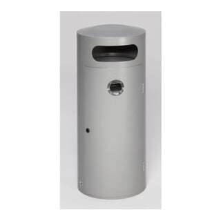 VAR Collecteur de déchets/cendrier KS 70 argent 70 l