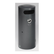 VAR Collecteur de déchets/cendrier KS 70 argent antique 70 l