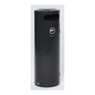 VAR Collecteur de déchets/cendrier KS 90 anthracite 90 l