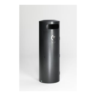 VAR Collecteur de déchets/cendrier KS 90 argent antique 90 l