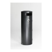 VAR Collecteur de déchets/cendrier KS 90 argent antique 90 l