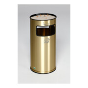 VAR Collecteur de déchets/cendrier laiton H 70 MS/ST insert cendrier acier noir 37,4 l