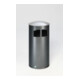 VAR Collecteur de déchets D 44 avec couvercle argenté incl. insert intérieur 86 l-1