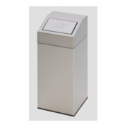 VAR Collecteur de déchets en acier inoxydable avec insert intérieur 82 l
