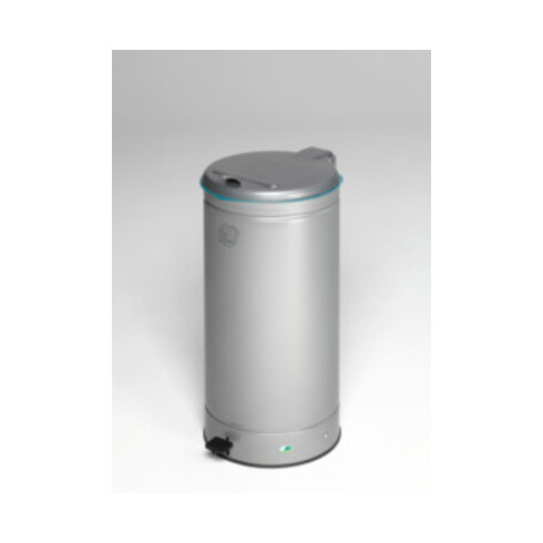 VAR Collecteur de déchets grand volume (GVA) 66 l avec pédale argent 66 l
