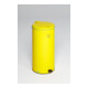 VAR Collecteur de déchets grand volume (GVA) 66 l avec pédale jaune trafic (RAL 1023) 66 l-1
