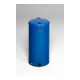 VAR Collecteur de déchets grand volume (GVA) 66 l avec pédale pied bleu gentiane (RAL 5010) 66 l-1