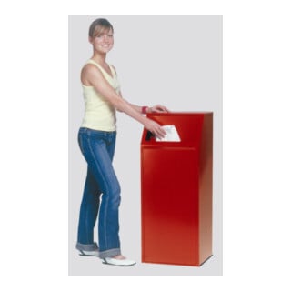 VAR Collecteur de déchets P 80 rouge 68 l