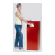 VAR Collecteur de déchets P 80 rouge 68 l-1