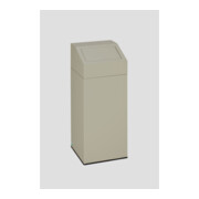 VAR Collecteur de déchets recyclable gris 47 l