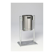 VAR Collecteur de déchets type AG 02 inox 27 l-1