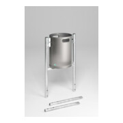 VAR Collecteur de déchets type AG 03 inox 27 l-1