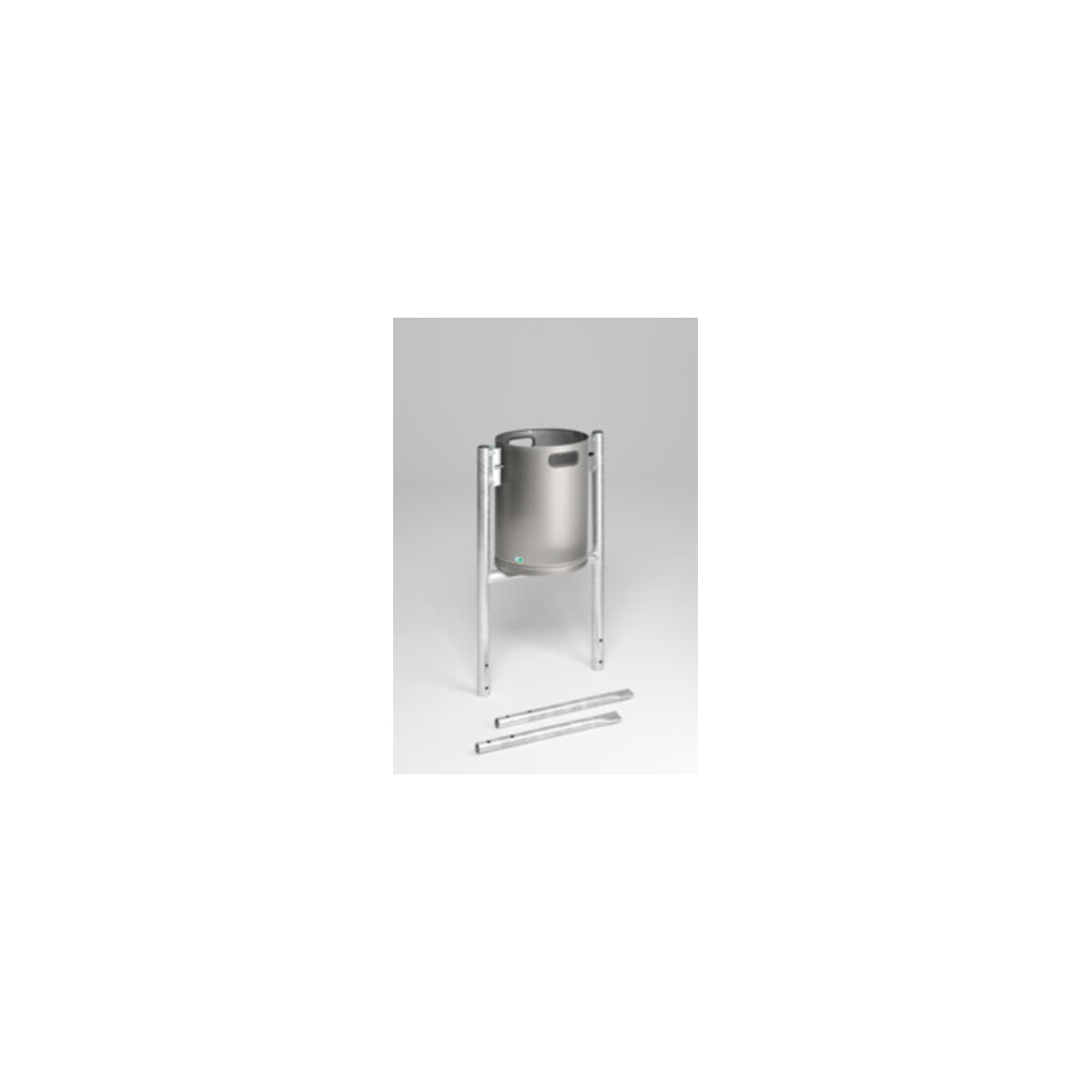 VAR Collecteur de déchets type AG 03 inox 27 l