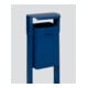VAR Collecteur de déchets type AG 08 à encastrer avec toit bleu gentiane 40 l-1