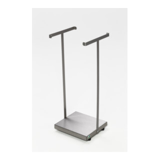 VAR Collecteur de déchets type SH 60 inox fixe pour sacs 60/70 l